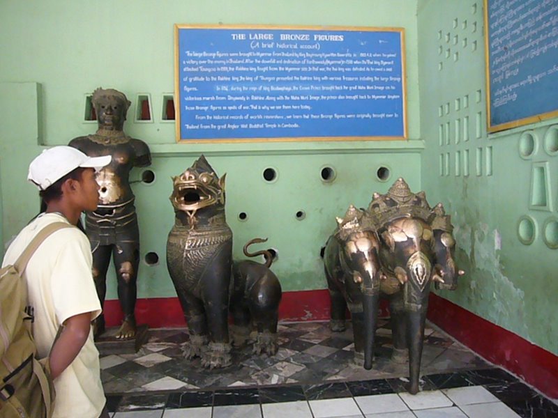 Also inside the temple